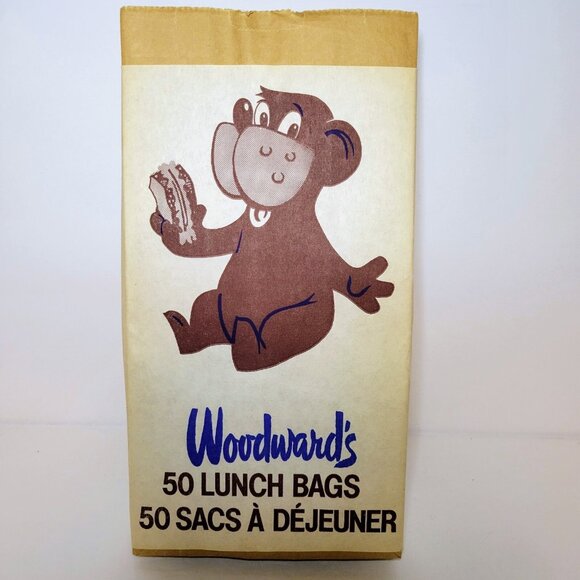 Woodward’s Lunch Bags Vintage Department Store Paper Advertising Approx 38 / 48 - Picture 11 of 16
